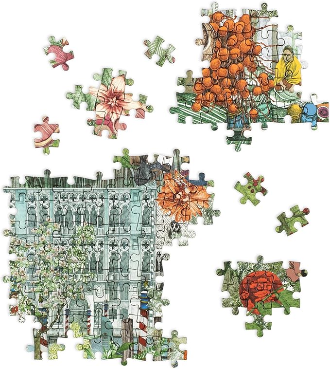 Around the World in 50 Trees Puzzle: 1000 Pieces