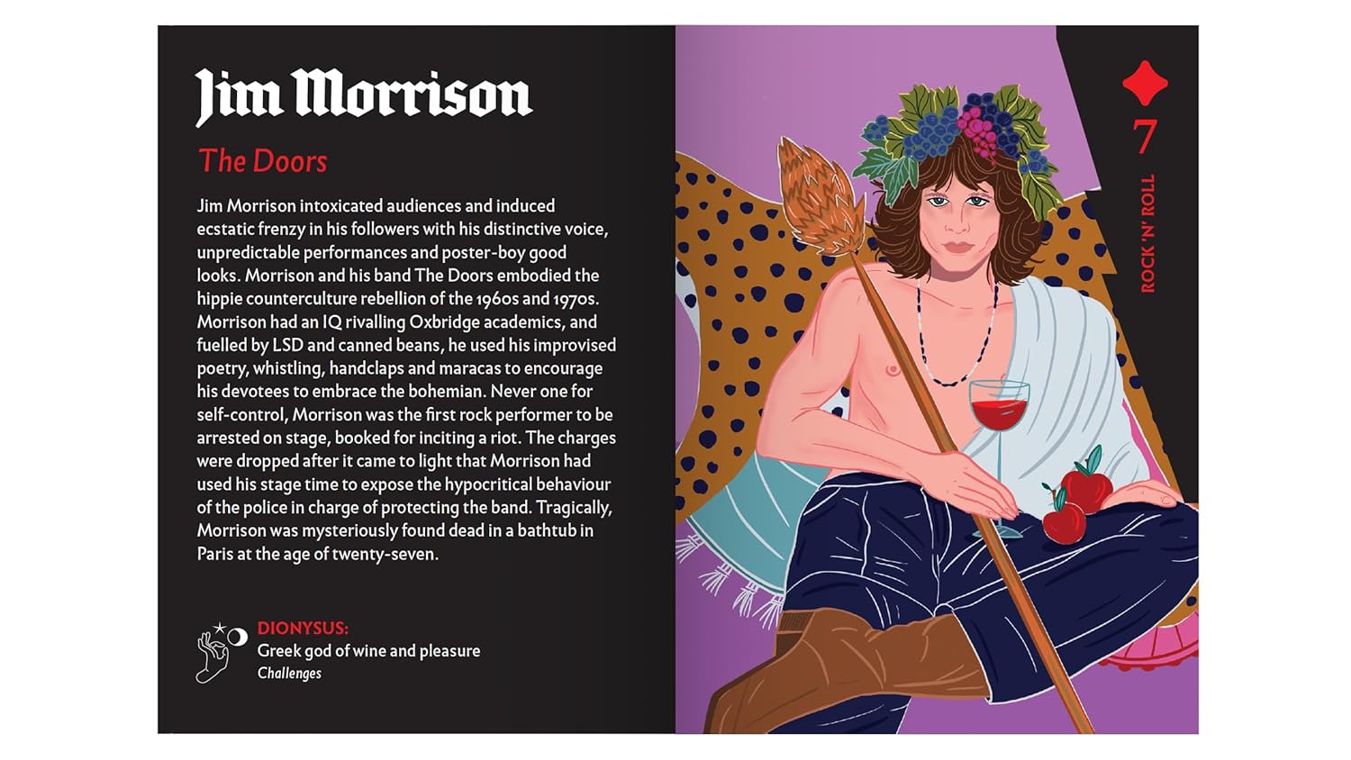 Rock Gods & Goddesses: Book and Playing Cards