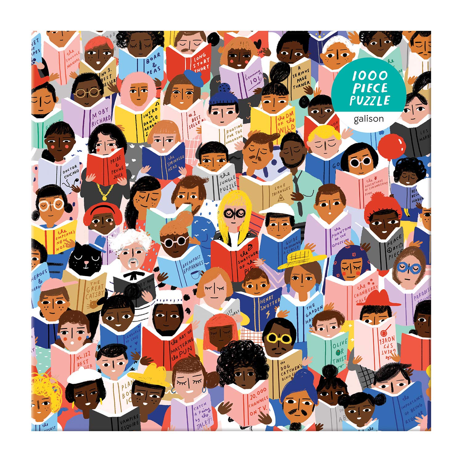 Book Club 1000 Piece Puzzle in a Square Box