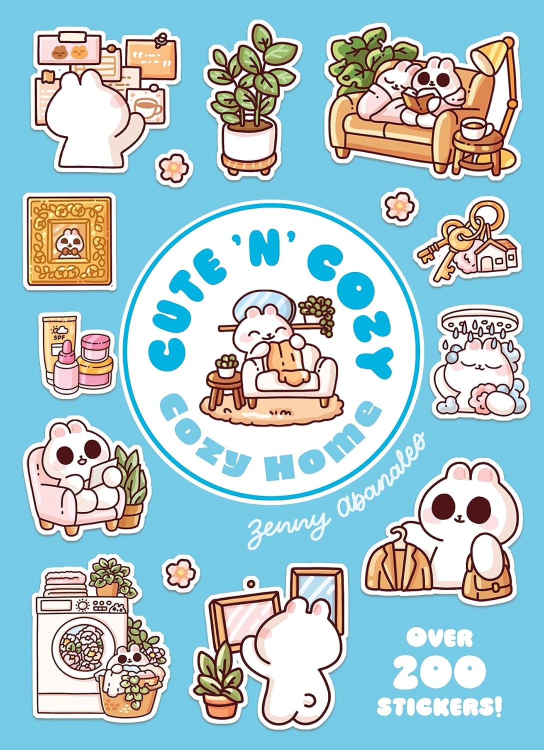 Cozy Home: A Cute 'n' Cozy Little Sticker Book
