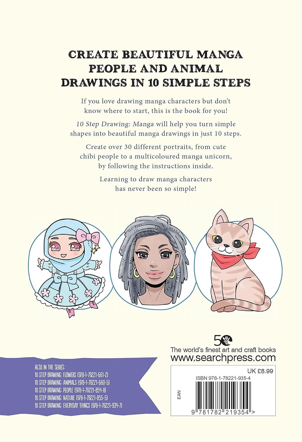 10 Step Drawing: Manga: Draw over 30 manga images in 10 easy