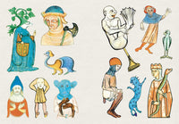 Crazy Medieval Dudes: A Little Sticker Book