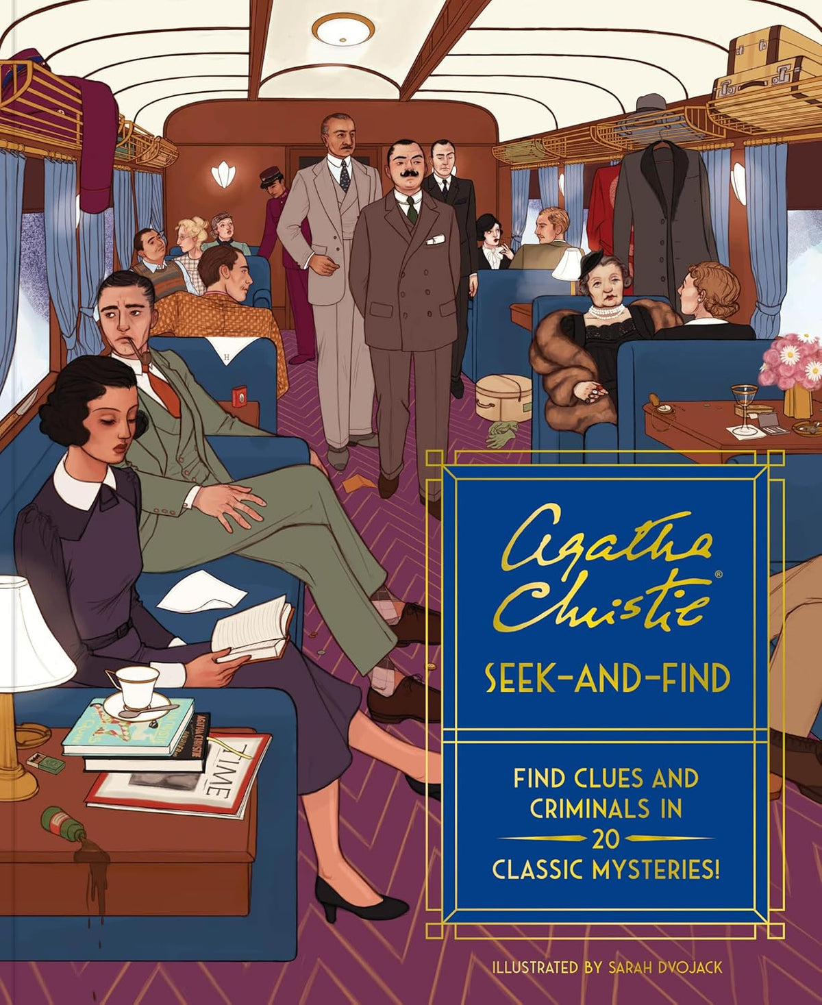 Agatha Christie Seek-and-Find: Find Clues and Criminals in 20 Classic Mysteries!
