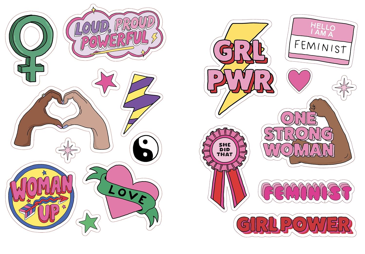 Stickers Against the Patriarchy: A Little Sticker Book
