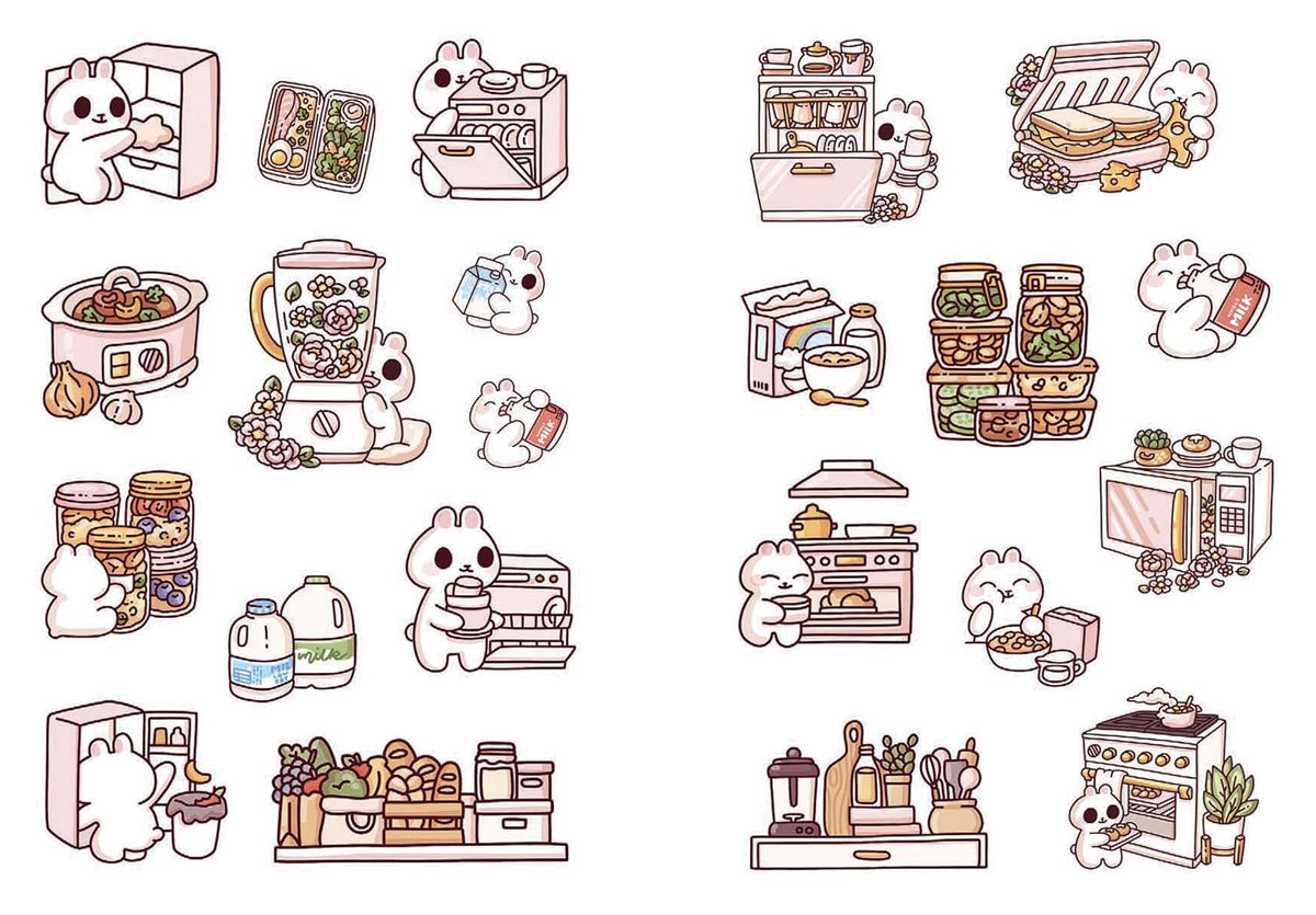 Cozy Home: A Cute 'n' Cozy Little Sticker Book