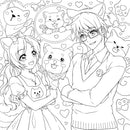Manga Mania Coloring Book: Over 100 Cute Characters to Color