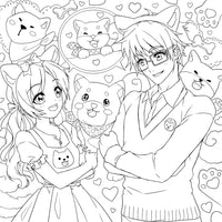 Manga Mania Coloring Book: Over 100 Cute Characters to Color