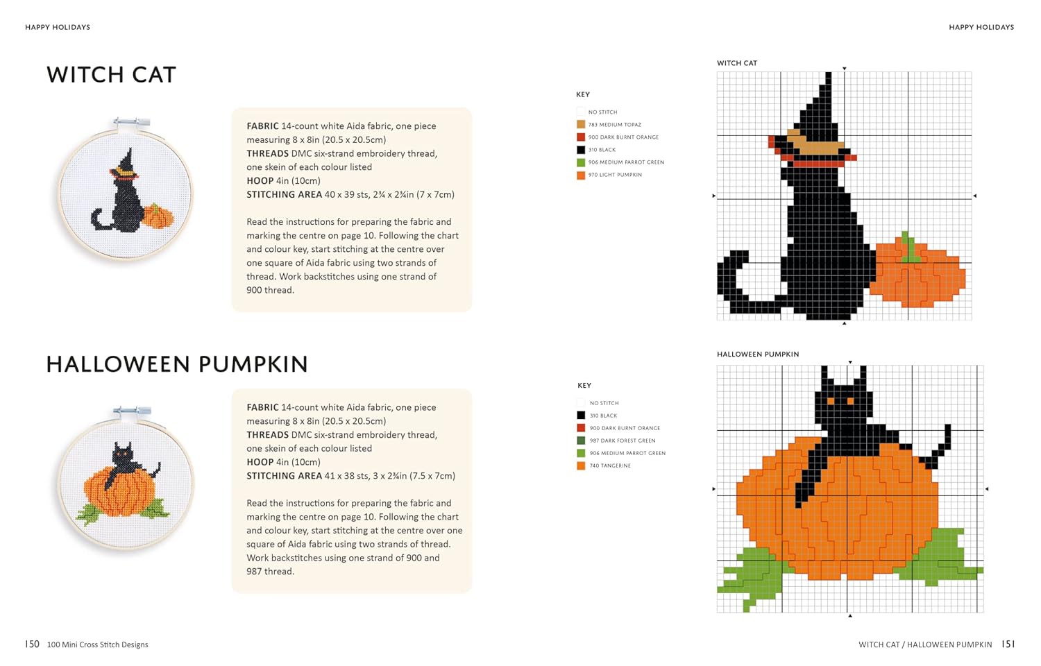 100 Mini Cross Stitch Designs