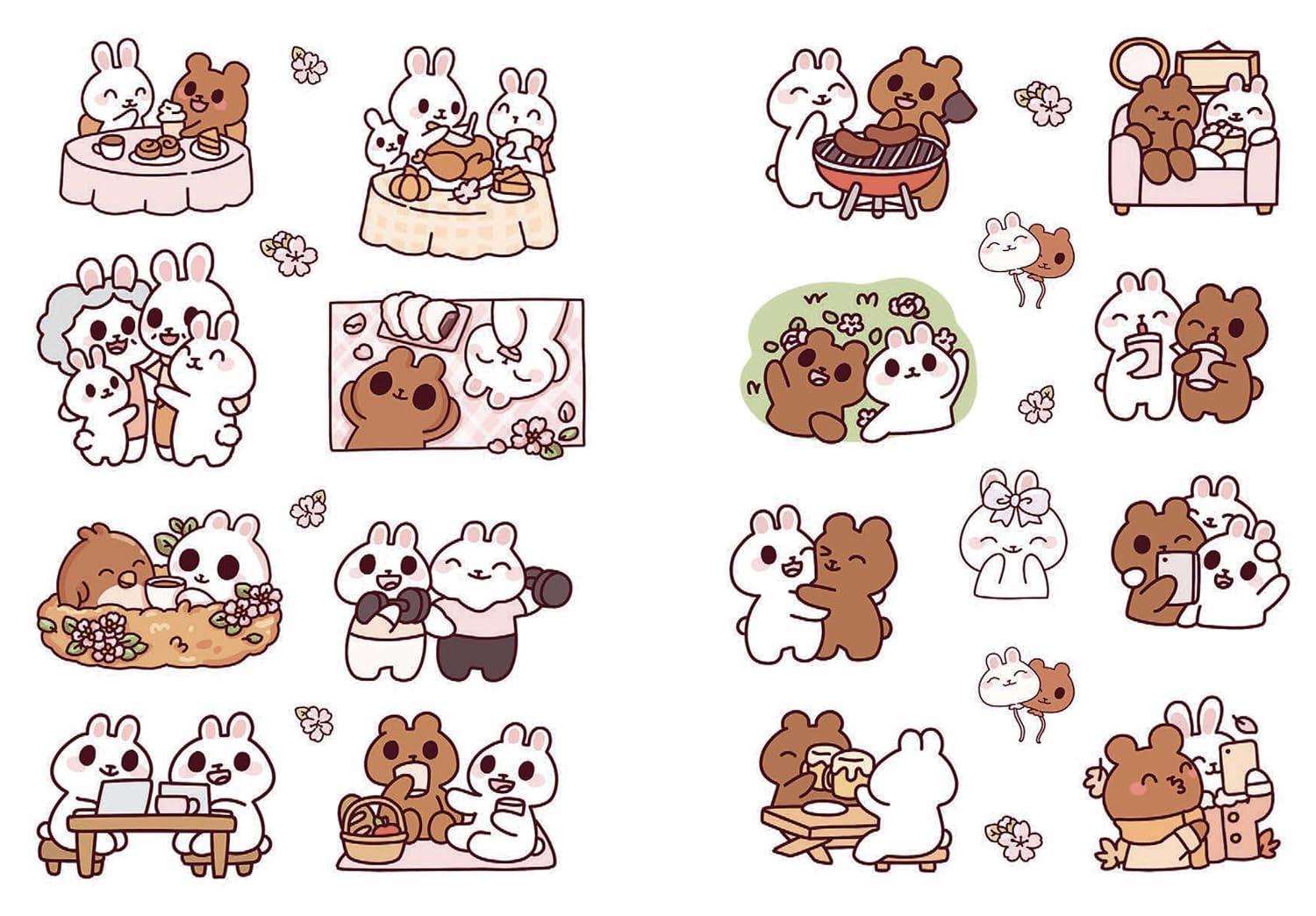 Cozy Moments: A Cute 'n' Cozy Little Sticker Book
