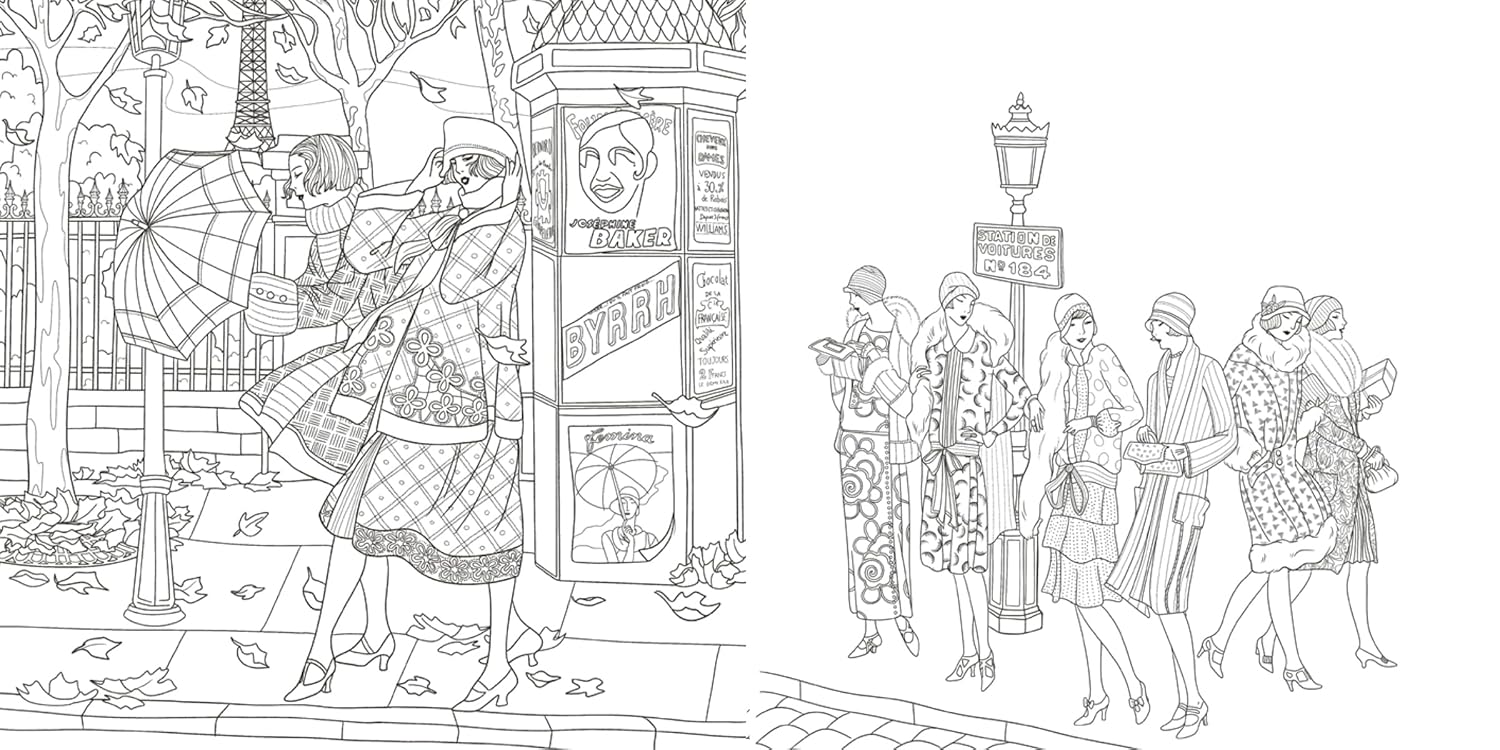 The Jazz Age: A Twenties Inspired Colouring Book