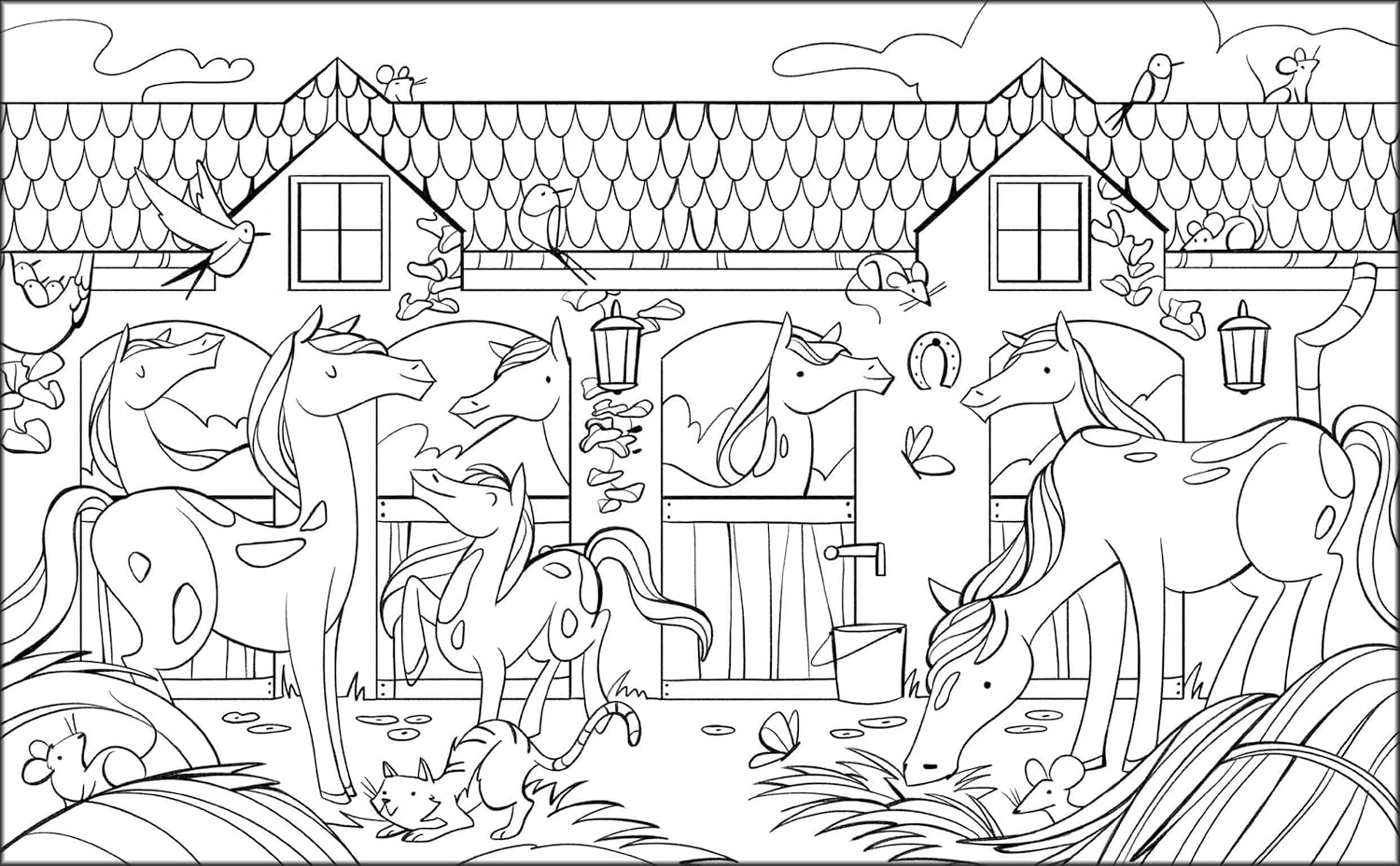 Animals: Coloring Book
