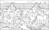 Animals: Coloring Book
