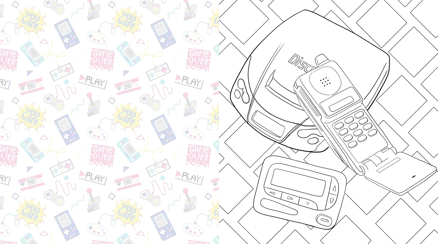 Best of the '90s Coloring Book