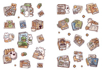 Cozy Books: A Cute 'n' Cozy Little Sticker Book