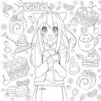 Manga Mania Coloring Book: Over 100 Cute Characters to Color