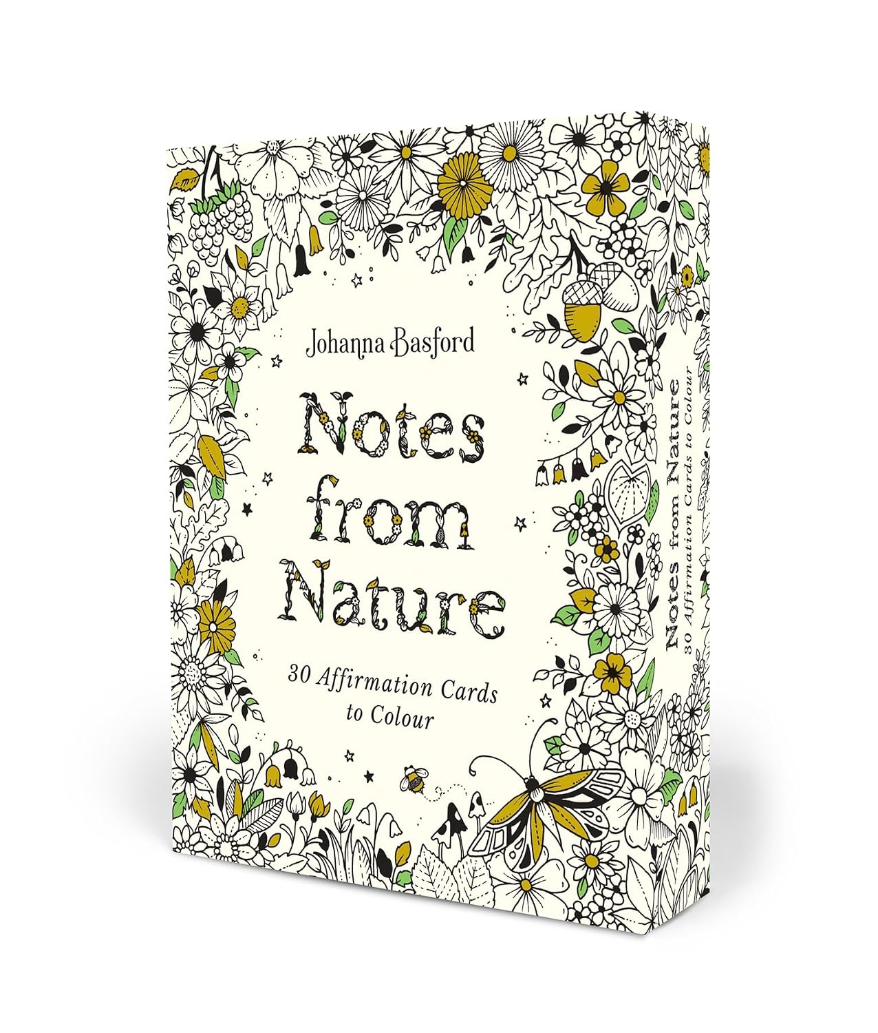 Johanna Basford's Notes from Nature: 30 Affirmation Cards to Colour