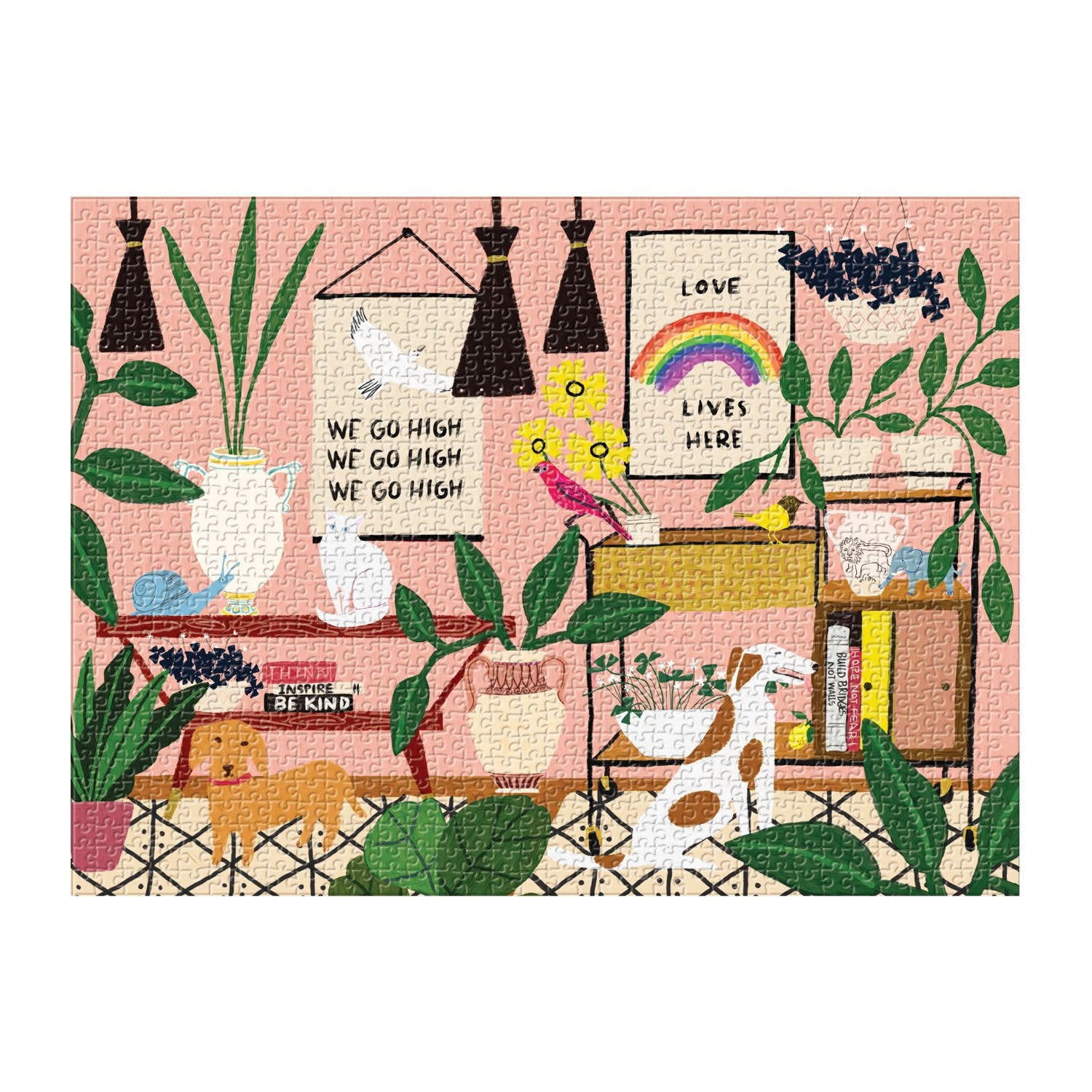 Love Lives Here 1000pc Puzzle: 1000 Piece Puzzle