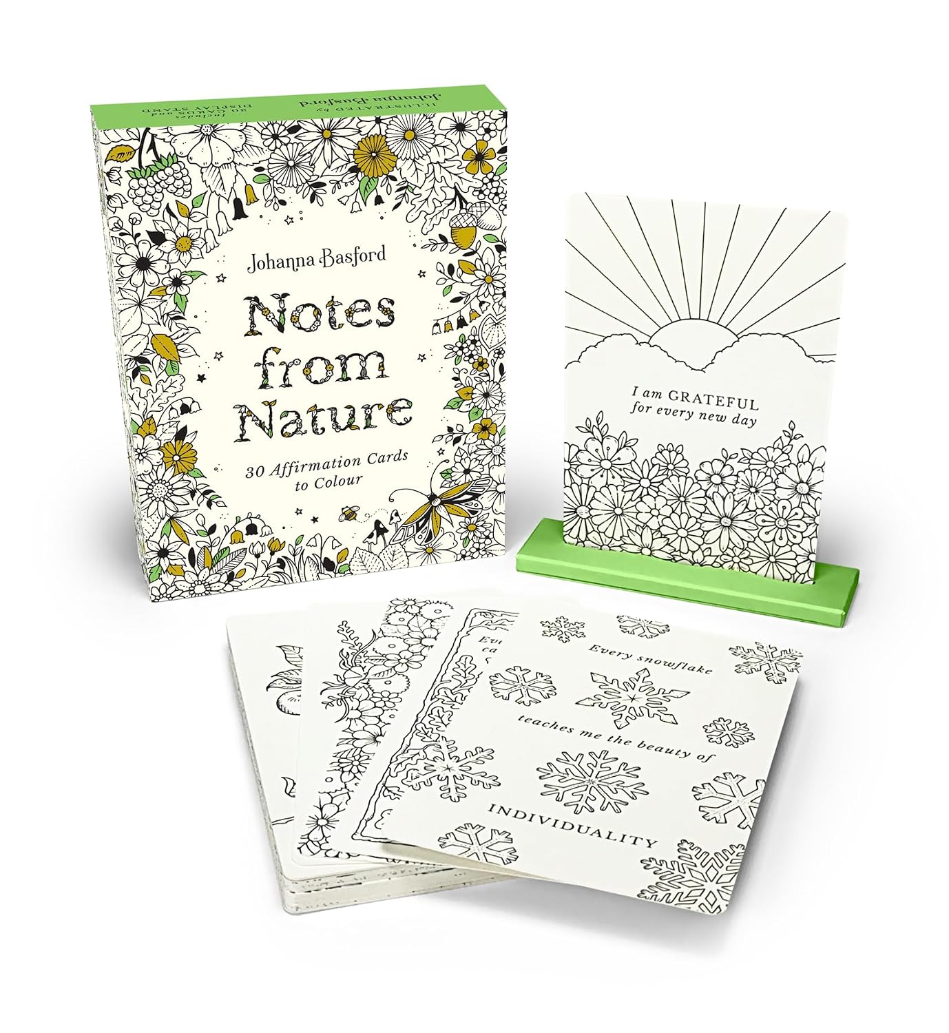 Johanna Basford's Notes from Nature: 30 Affirmation Cards to Colour