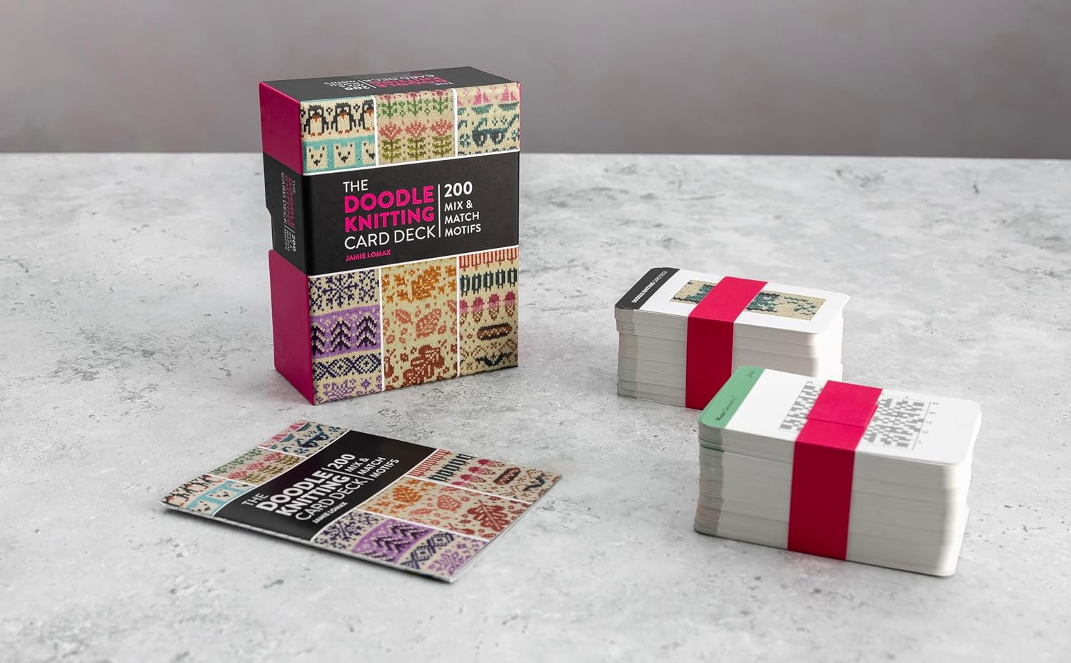 The Doodle Knitting Card Deck: 200 mix and match motifs