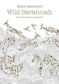 Millie Marotta's Wild Savannah Postcard Book