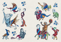 Crazy Medieval Dudes: A Little Sticker Book