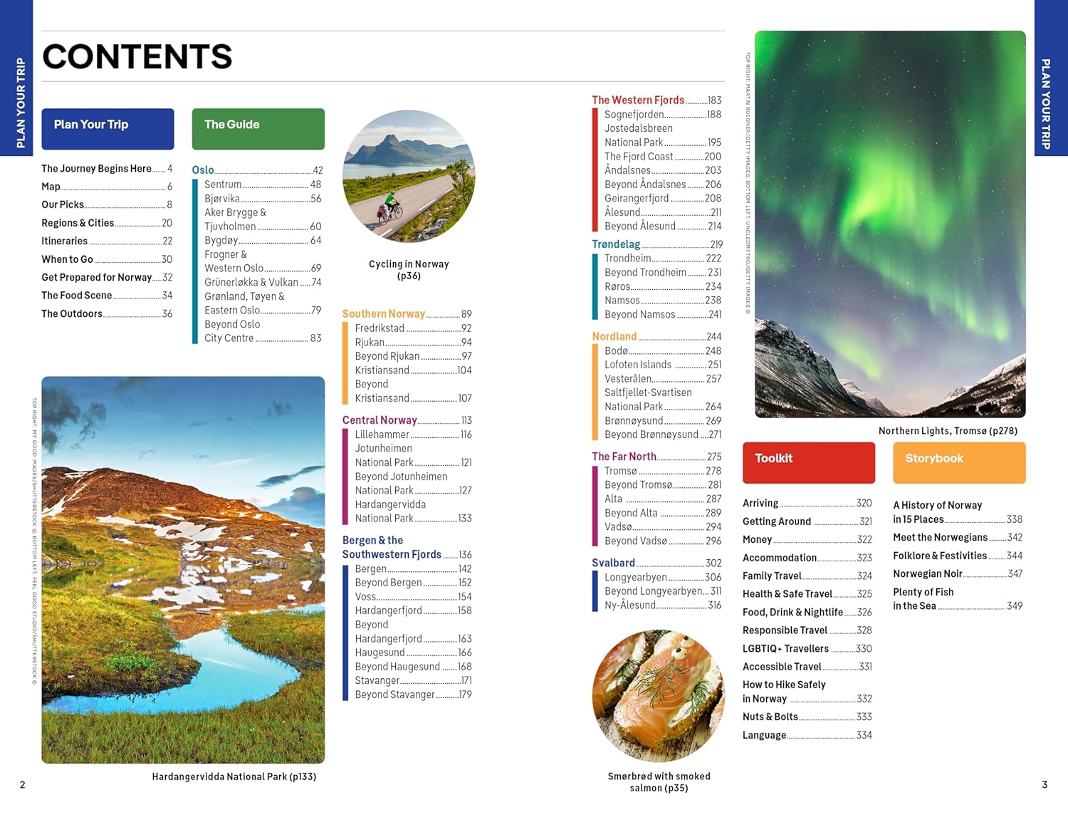 Lonely Planet Norway: Detailed Itineraries