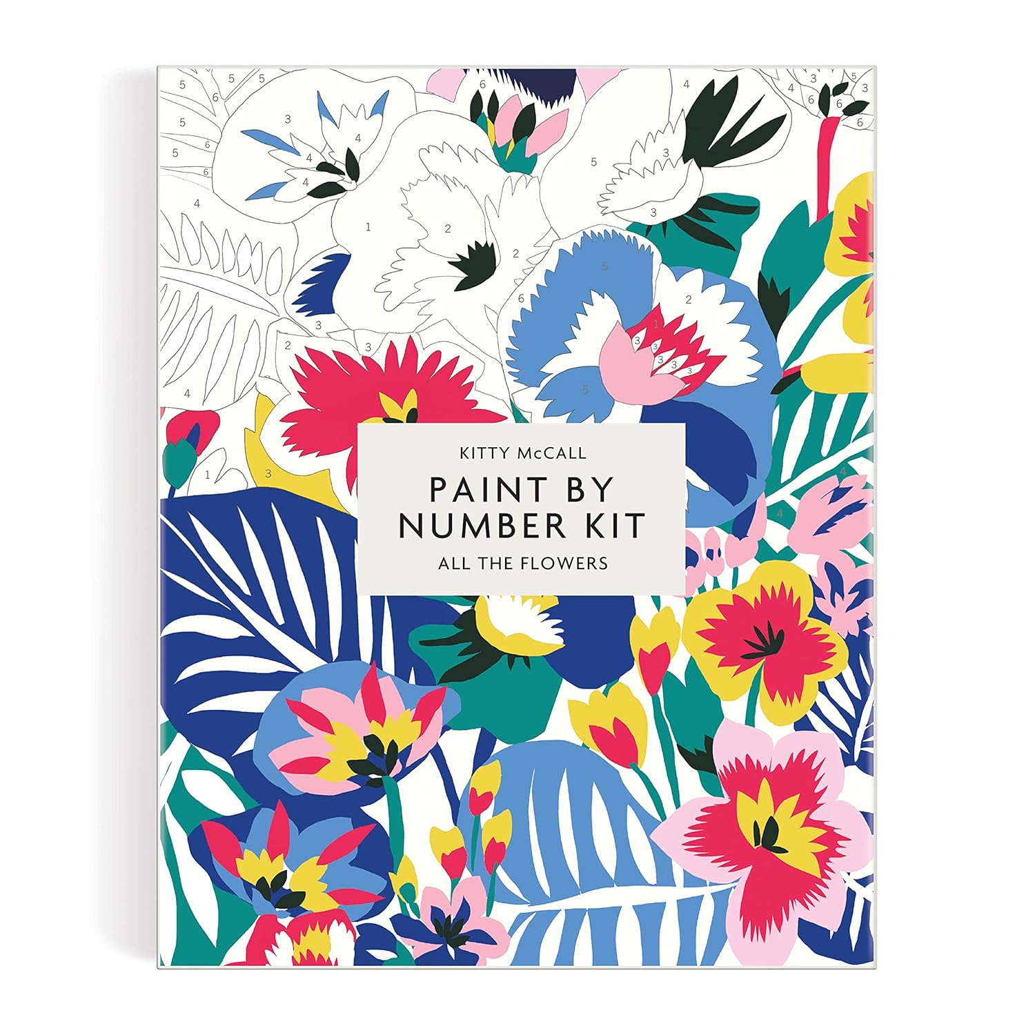 Galison Kitty McCall All the Flowers Paint By Number Kit: 2