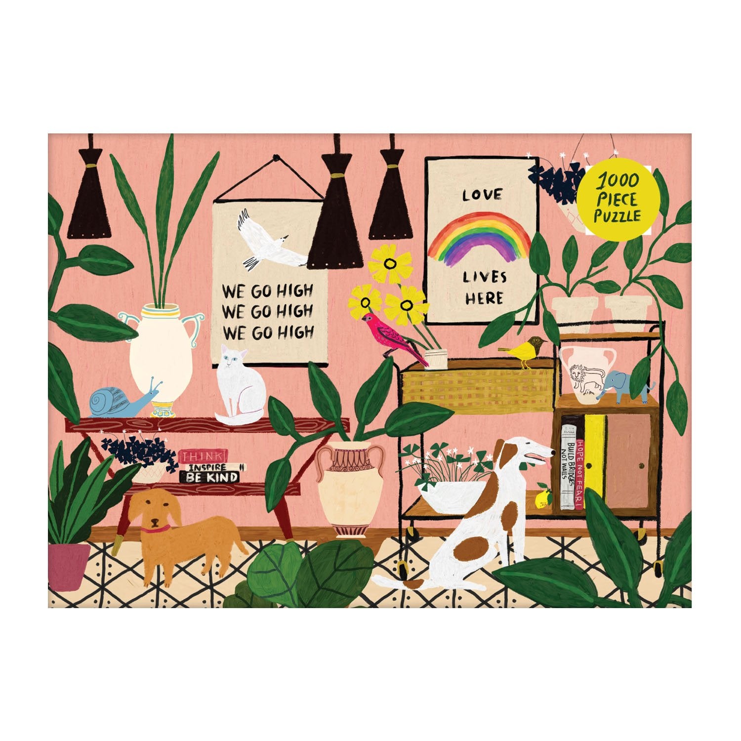 Love Lives Here 1000pc Puzzle: 1000 Piece Puzzle