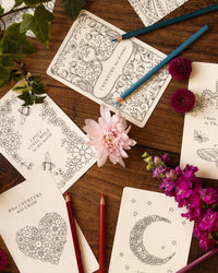 Johanna Basford's Notes from Nature: 30 Affirmation Cards to Colour
