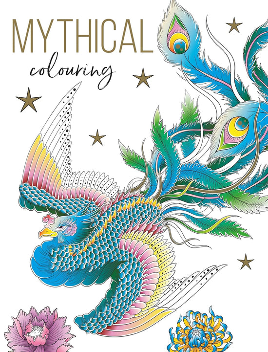 Mythical Colouring - A colouring journey through a fantastical world of wonders