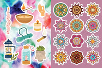 Calming, Meditative and Mindful Sticker, Color & Activity Book: Over 500 Beautiful Stickers