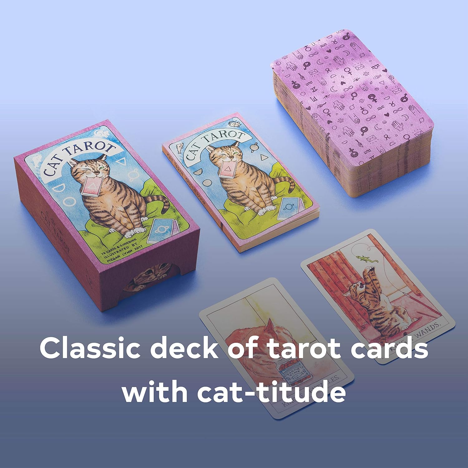 Cat Tarot: 78 Cards and Guidebook