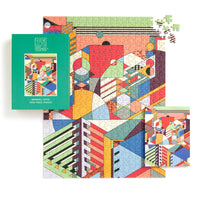 Frank Lloyd Wright Imperial Hotel 500 Piece Book Puzzle