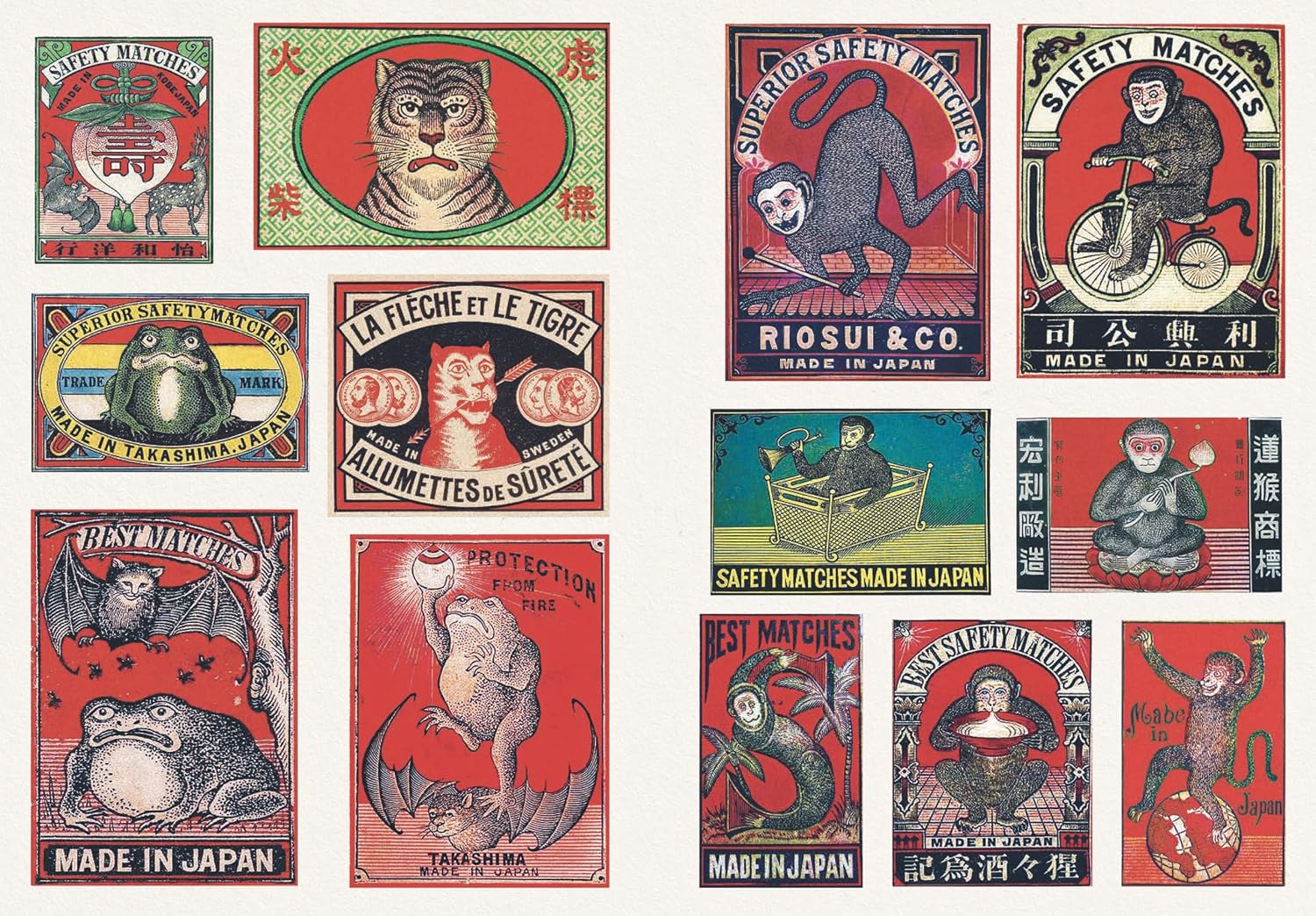 Vintage Matchboxes: A Little Sticker Book