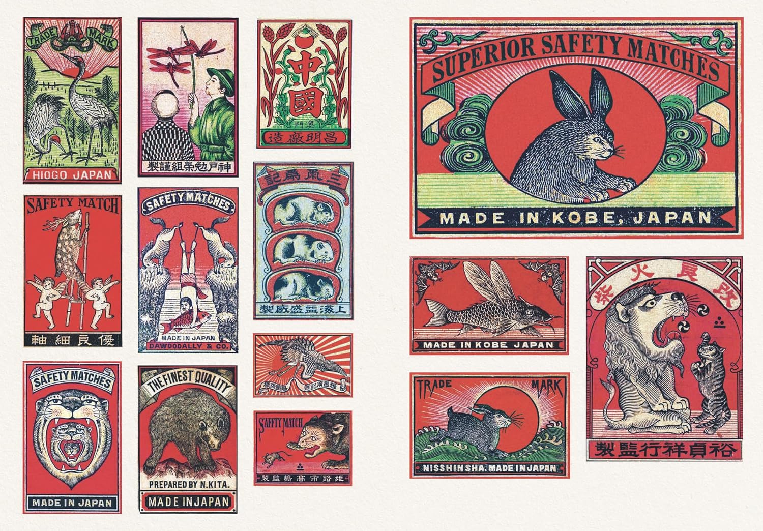 Vintage Matchboxes: A Little Sticker Book