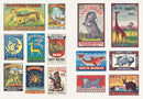 Vintage Matchboxes: A Little Sticker Book