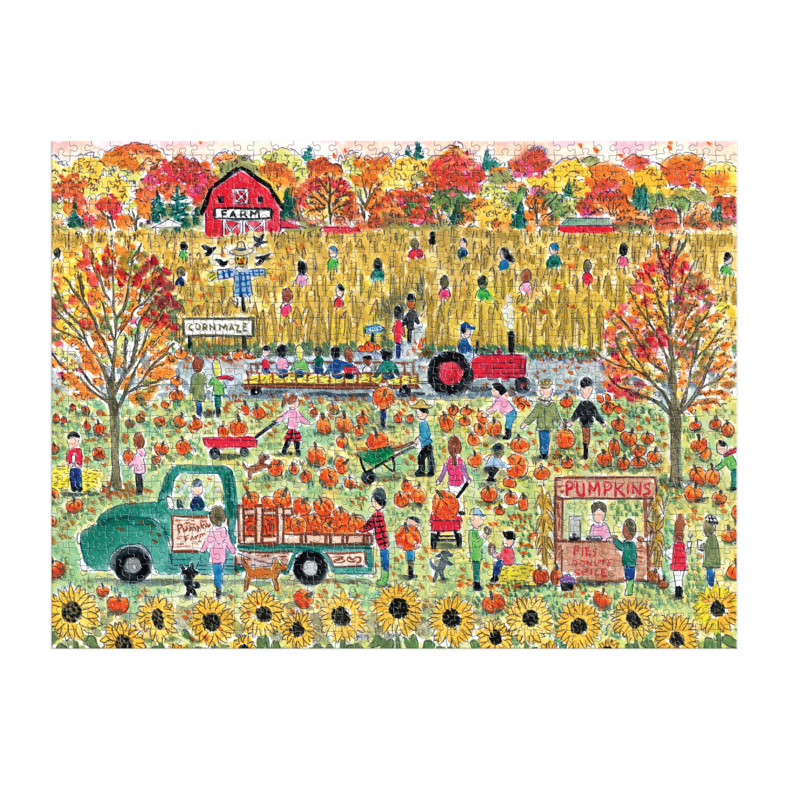 Pumpkin Patch – 1000 Piece Michael Storrings Jigsaw Puzzle