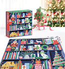 Deck The Shelves – 1000 Piece Puzzle Fun and Challenging Activity with Bright and Bold Artwork of A Christmas Holiday Shelf for Adults and Families