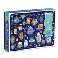 Tea Time 1000 Piece Puzzle With Shaped Pieces