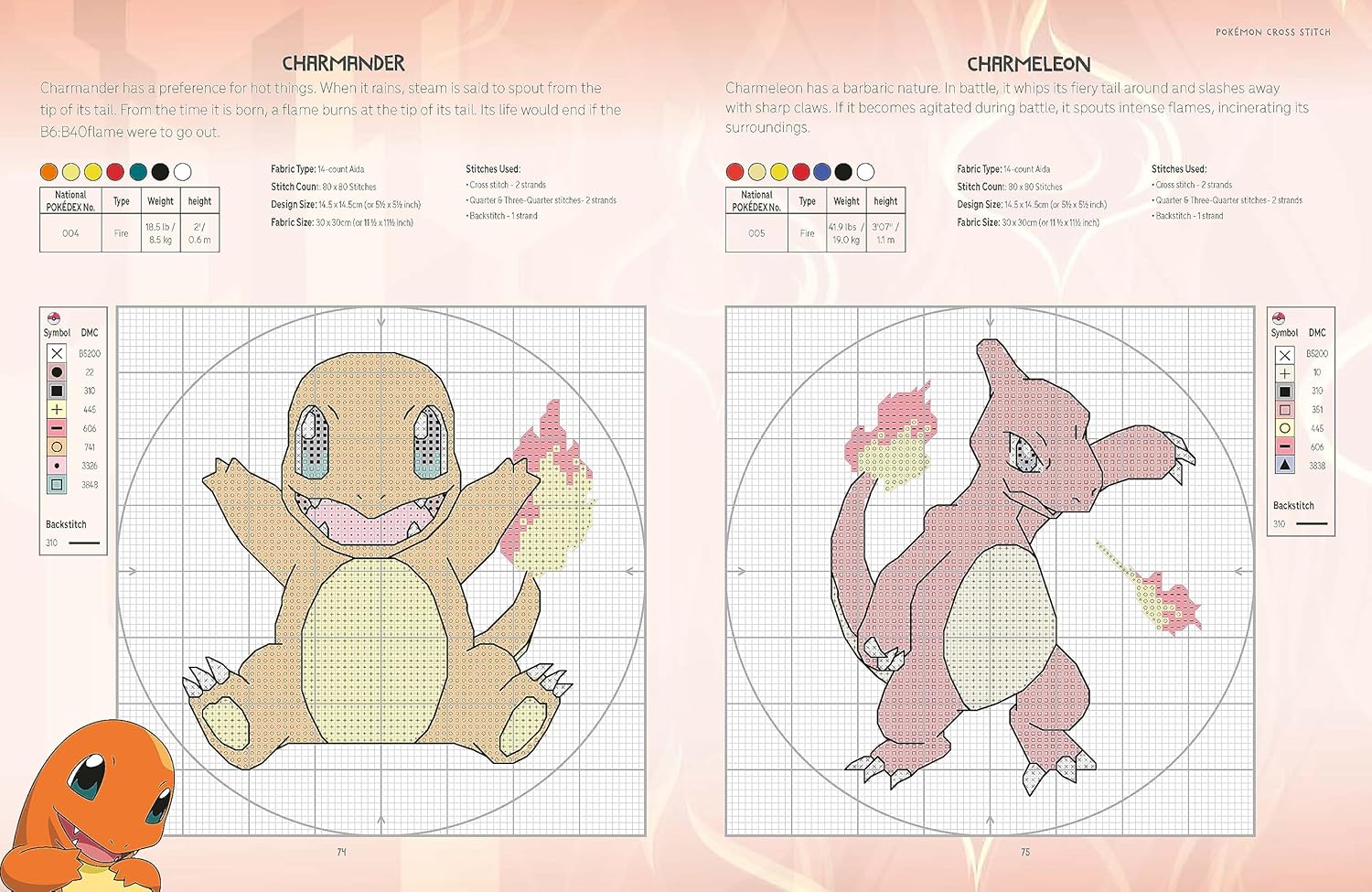 Pokémon Cross Stitch: Bring your favorite Pokémon to life with over 50 cute cross stitch patterns