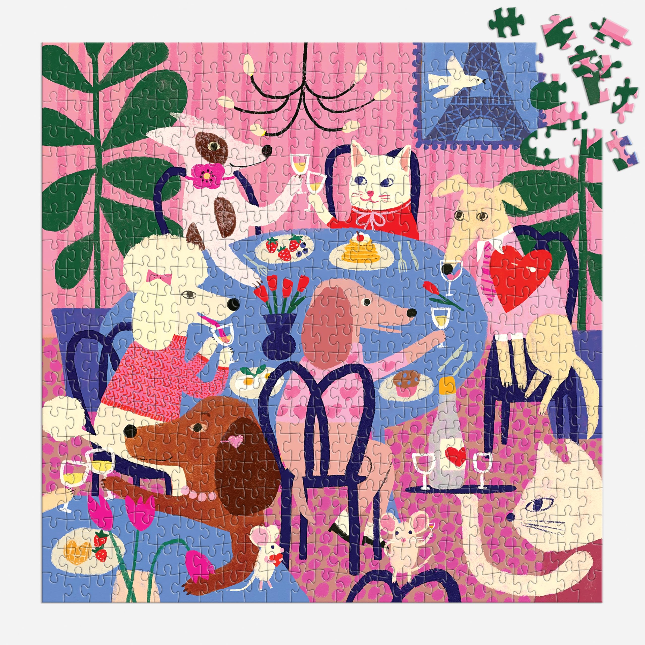 Paws For Love 500 Piece Puzzle