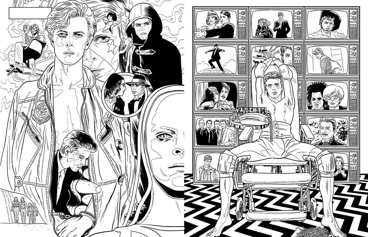 BOWIE: A Michael Allred Coloring Book: The Unauthorized Coloring Book