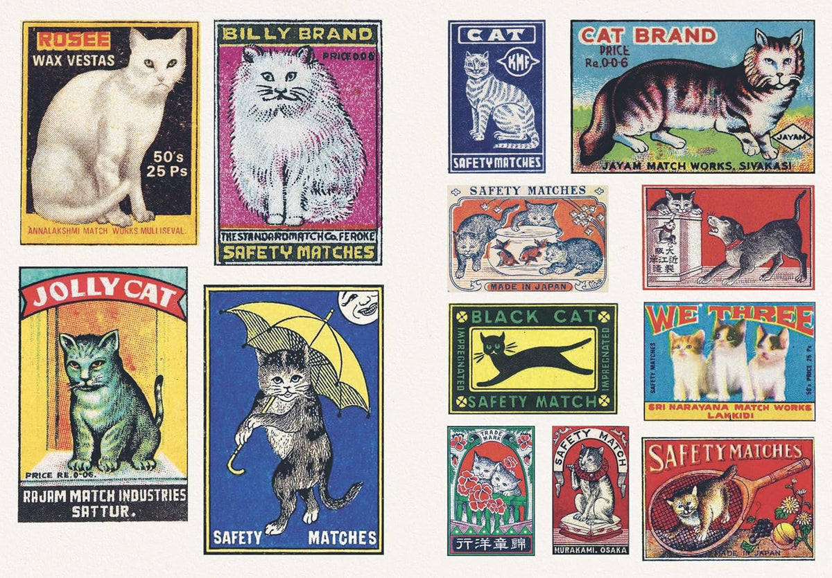 Vintage Matchboxes: A Little Sticker Book