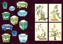 Japanese Flowers: A Little Sticker Book
