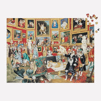 Tribuna of the Uffizi Meowsterpiece of Western Art Puzzle 1500 Piece