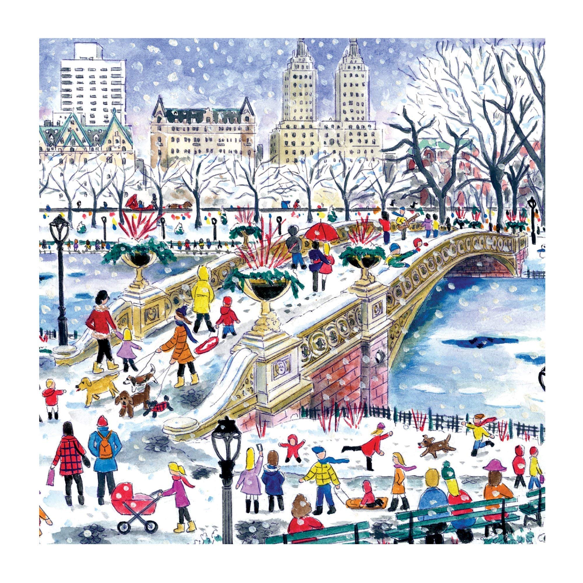 Michael Storrings Bow Bridge In Central Park
