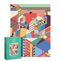 Frank Lloyd Wright Imperial Hotel 500 Piece Book Puzzle