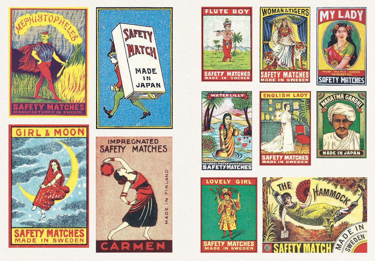 Vintage Matchboxes: A Little Sticker Book