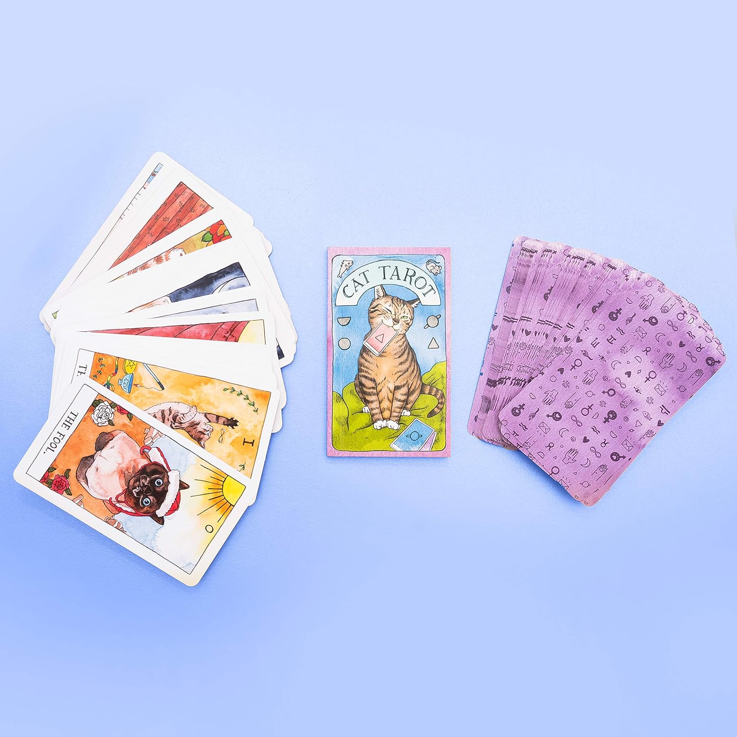 Cat Tarot: 78 Cards and Guidebook