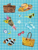 Wildflower Picnic Sticker Book: 100+ Stickers of Fresh Fruits, Flowers, and Gingham Galore!